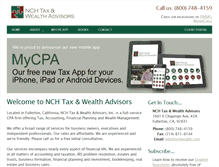 Tablet Screenshot of nchwealth.com